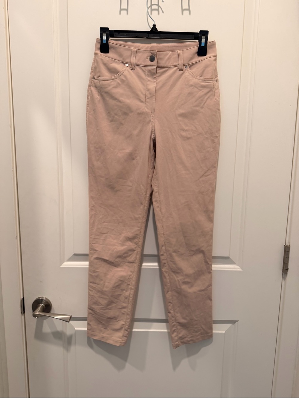 Lululemon City Sleek 5-
Pocket High-Rise Pant Size 4
Pink
